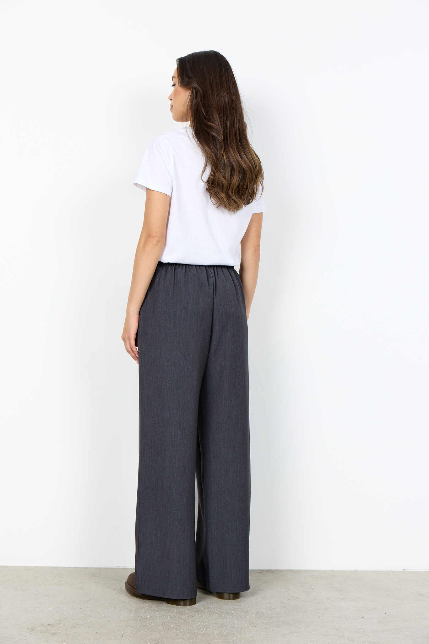 Soyaconcept Pants Ann 5-C - Dark Earth Melange