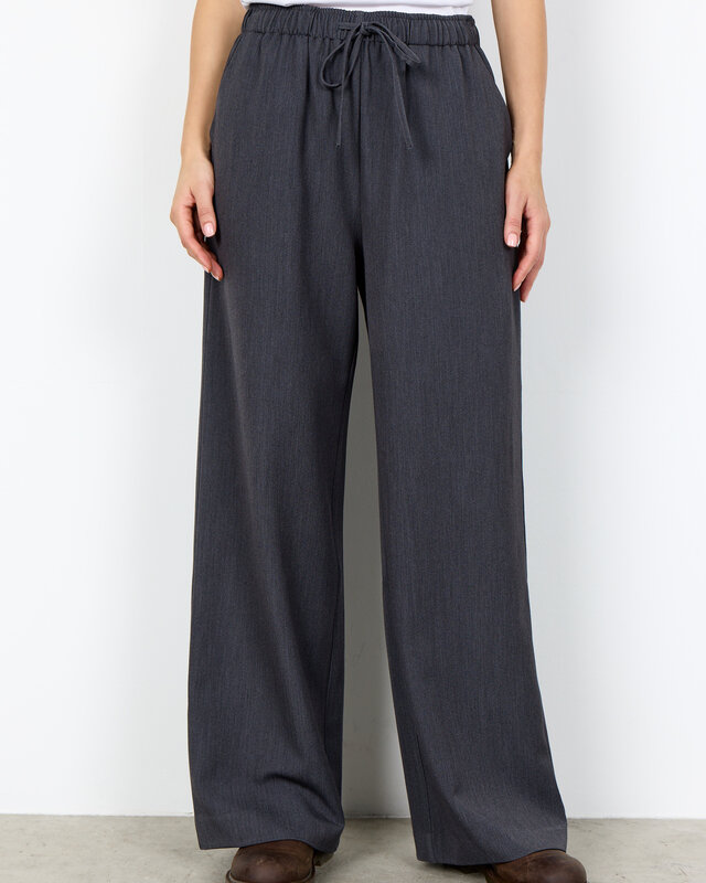 Soyaconcept Pants Ann 5-C - Dark Earth Melange