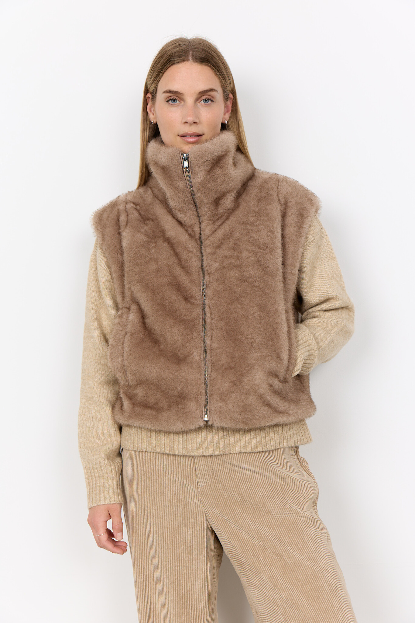 Soyaconcept Cardigan Haye 1 - Camel