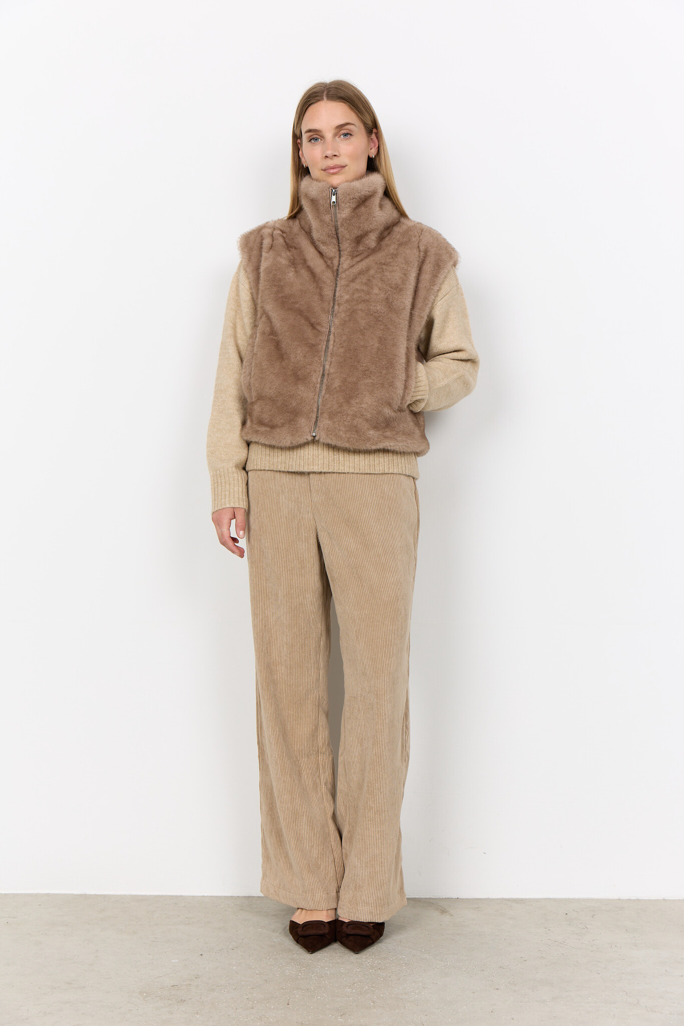 Soyaconcept Vest Haye 1 - Camel