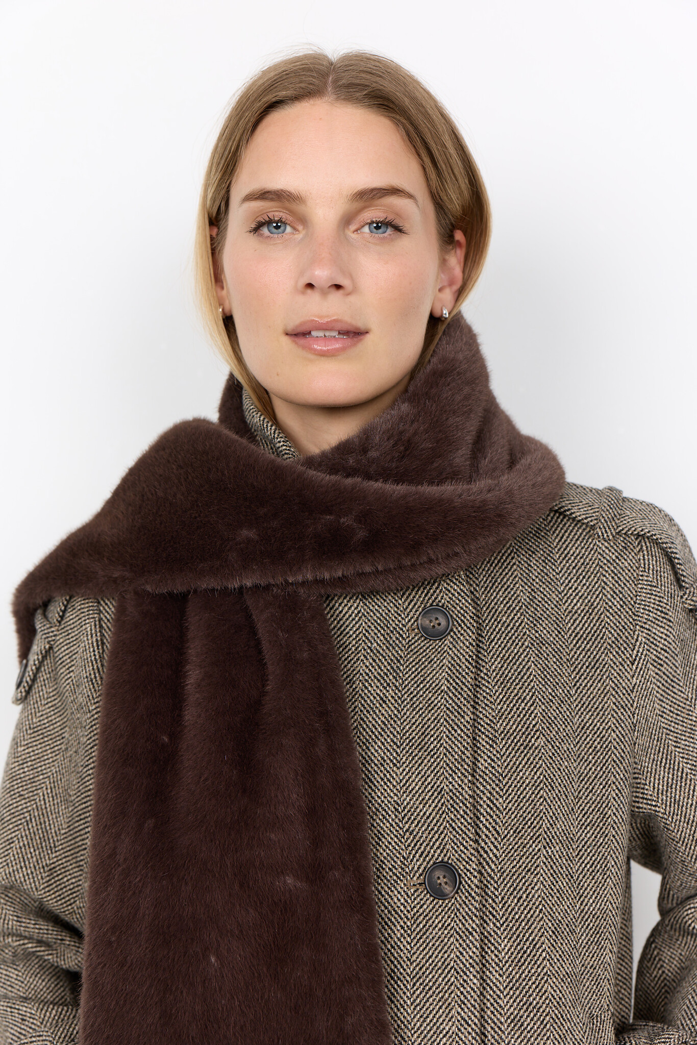 Soyaconcept Sjaal Vendla 2 - Chocolate Plum