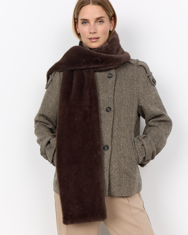 Soyaconcept Scarf Vendla 2 - Chocolate Plum