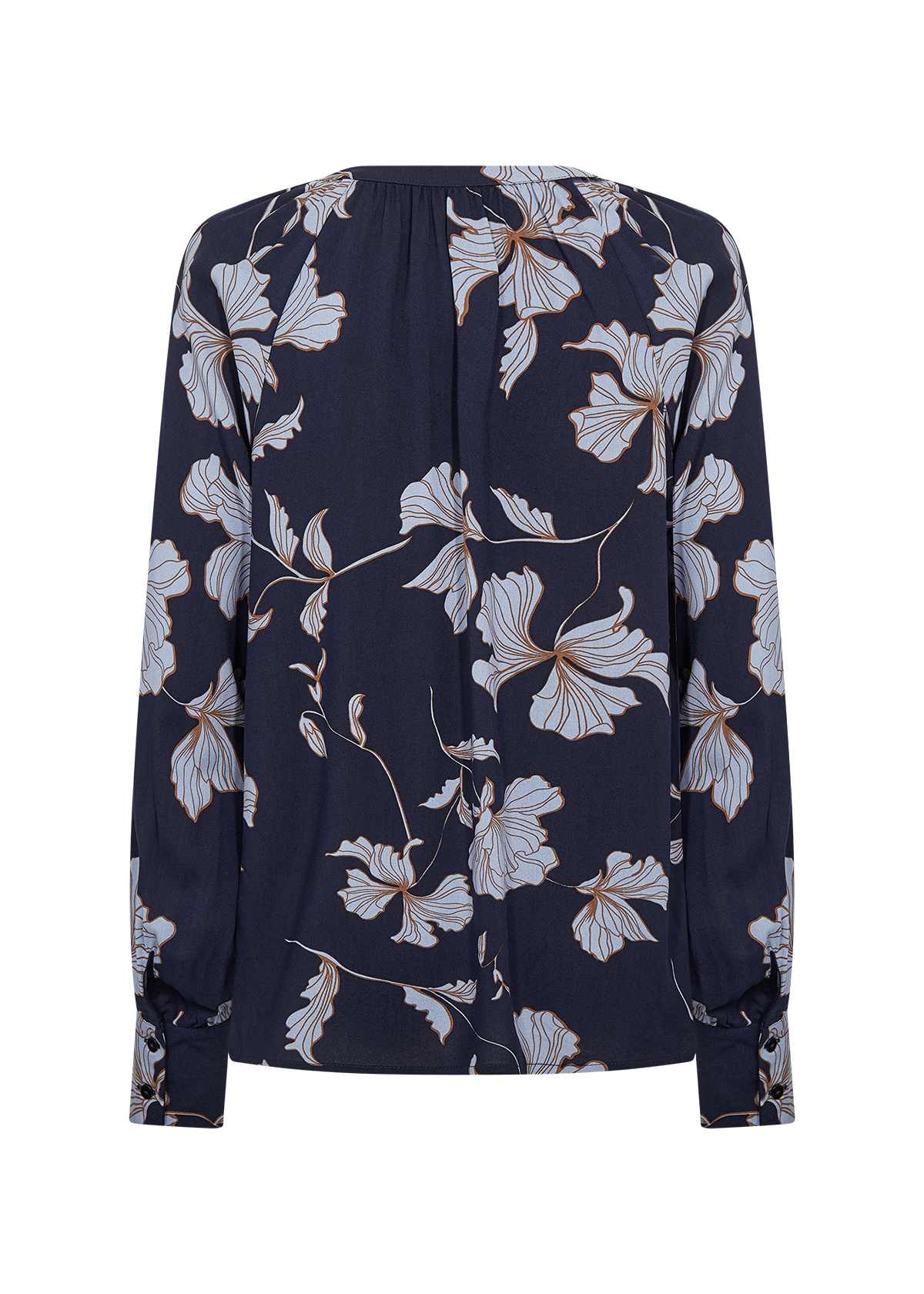 Soyaconcept Bluse Hamida AOP 3 - Navy Combi