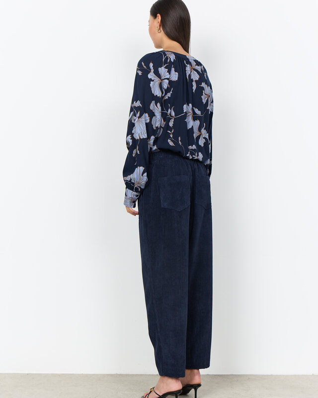 Soyaconcept Blouse Hamida AOP 3 - Navy Combi