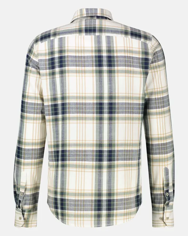 Lerros Checked Shirt - Broken White