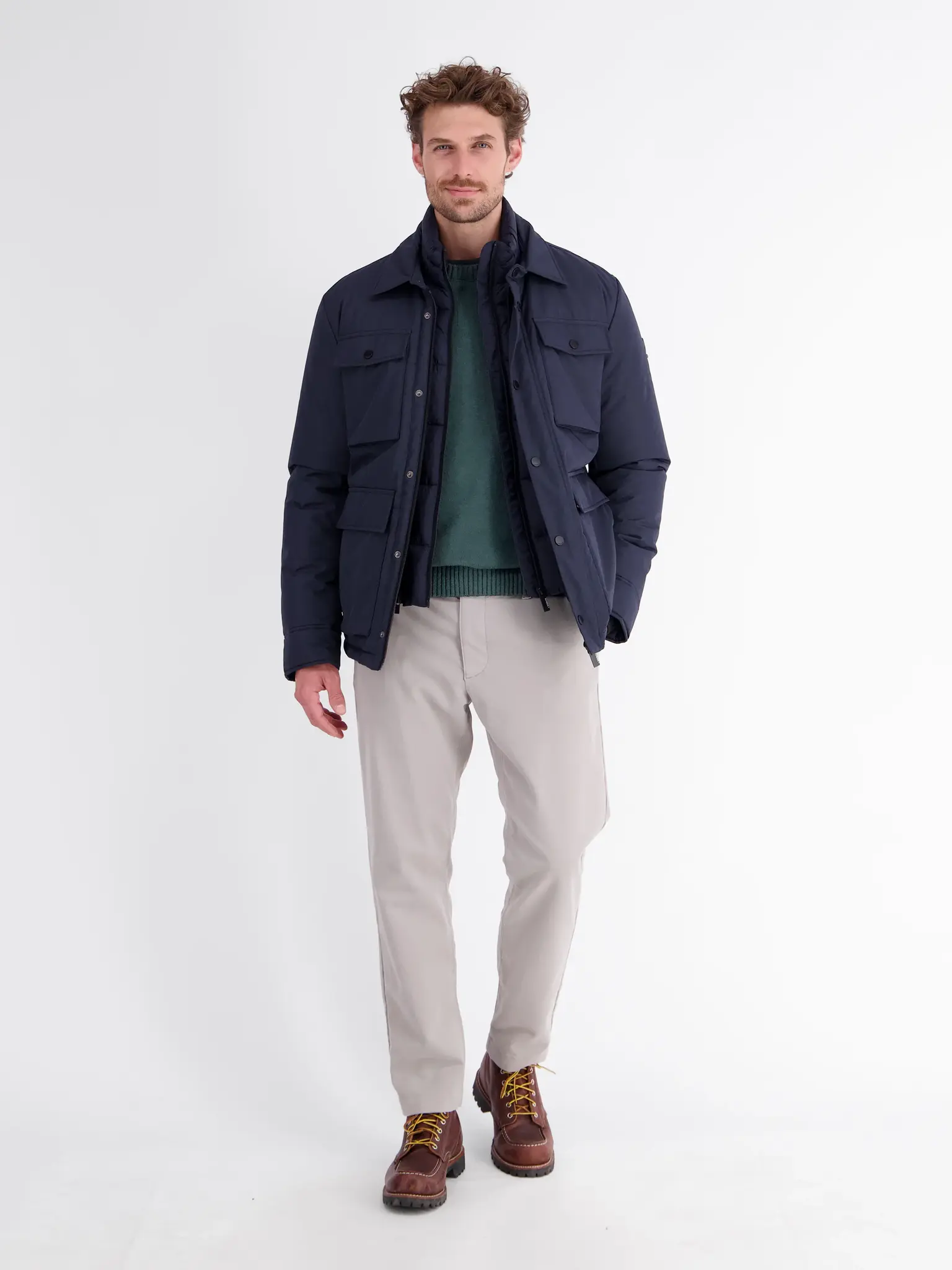 Lerros Sportieve Trui - Cedar Green