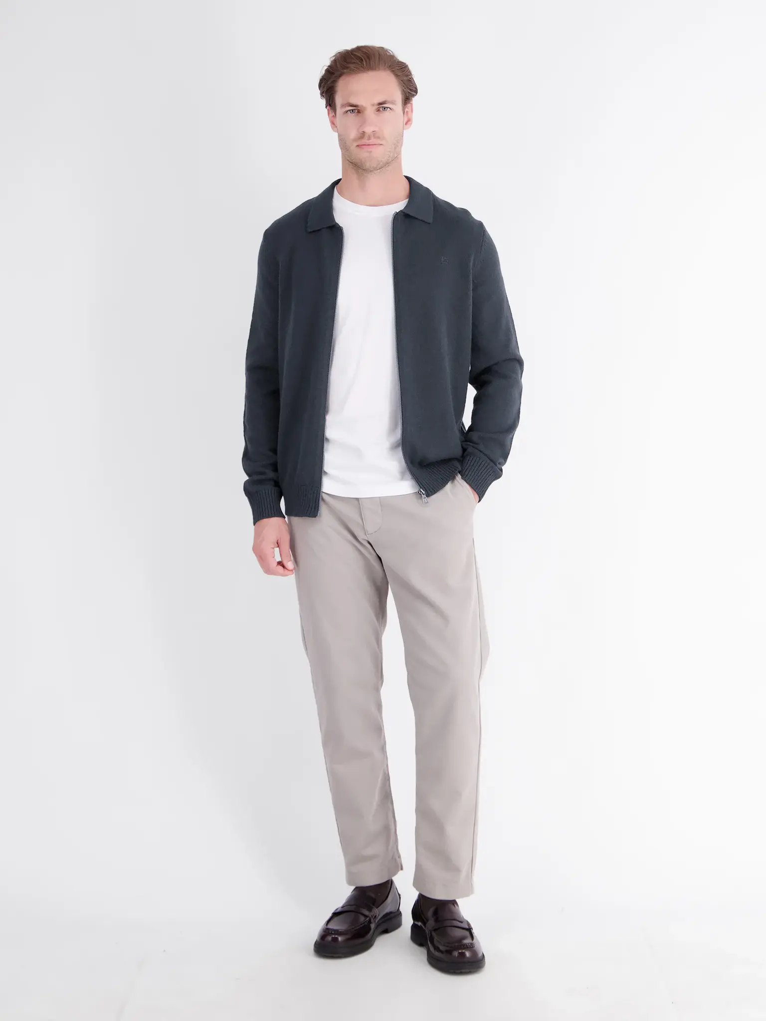 Lerros Sportiver Strick Cardigan - Classic Navy