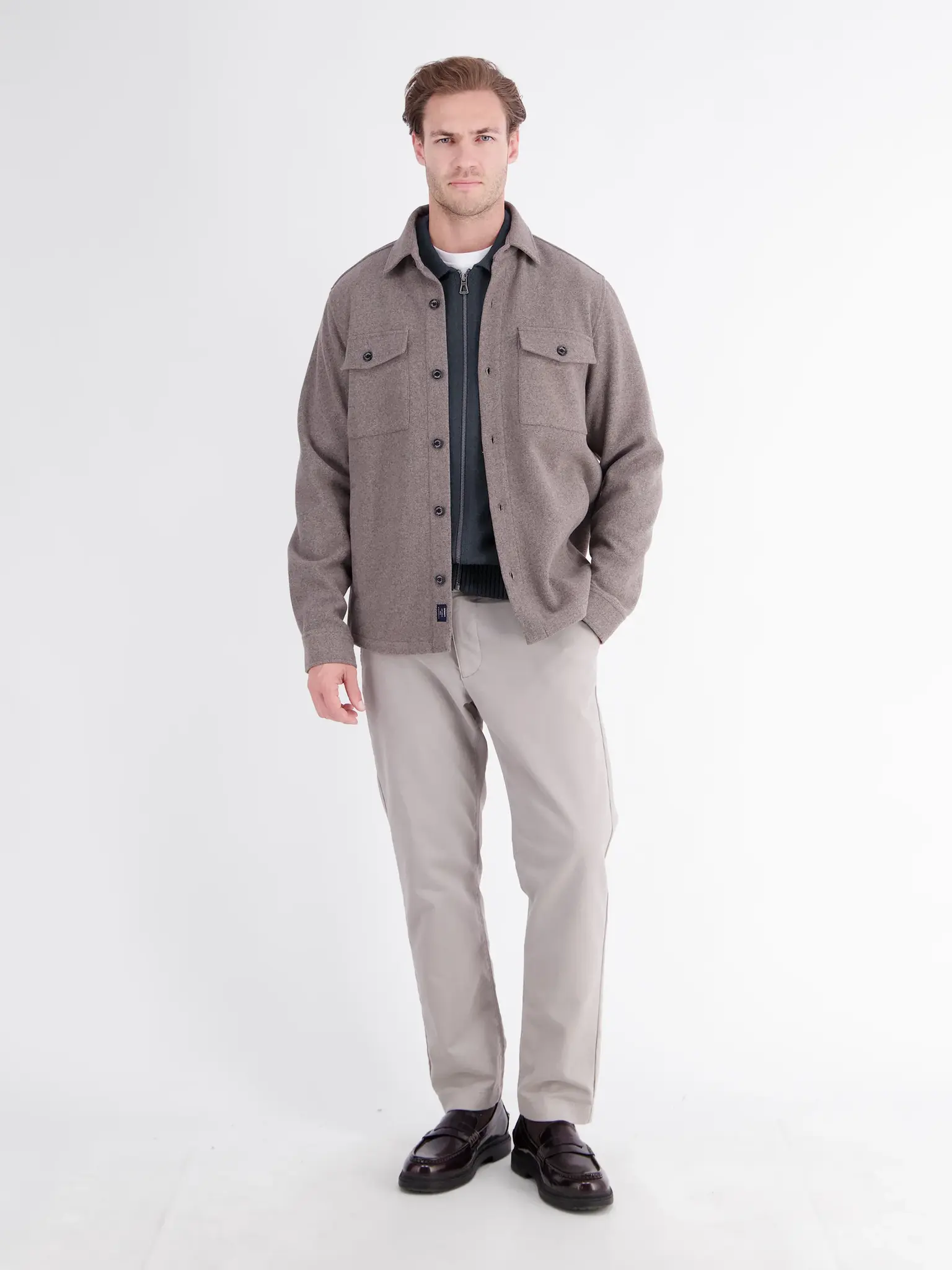 Lerros Sporty Knit Cardigan - Classic Navy
