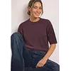 Jumper with 3/4-Sleeve - Rustic Rouge Melange