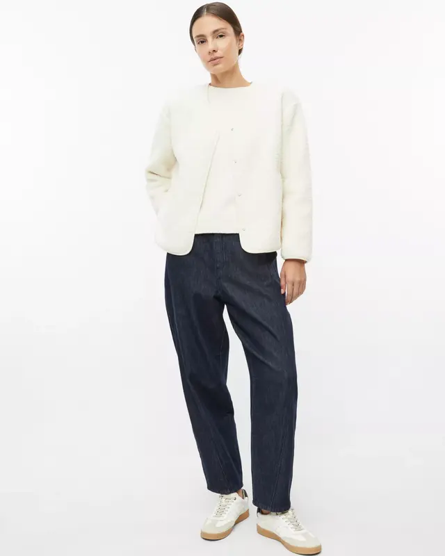 S. Oliver Bouclé Trui - Cream