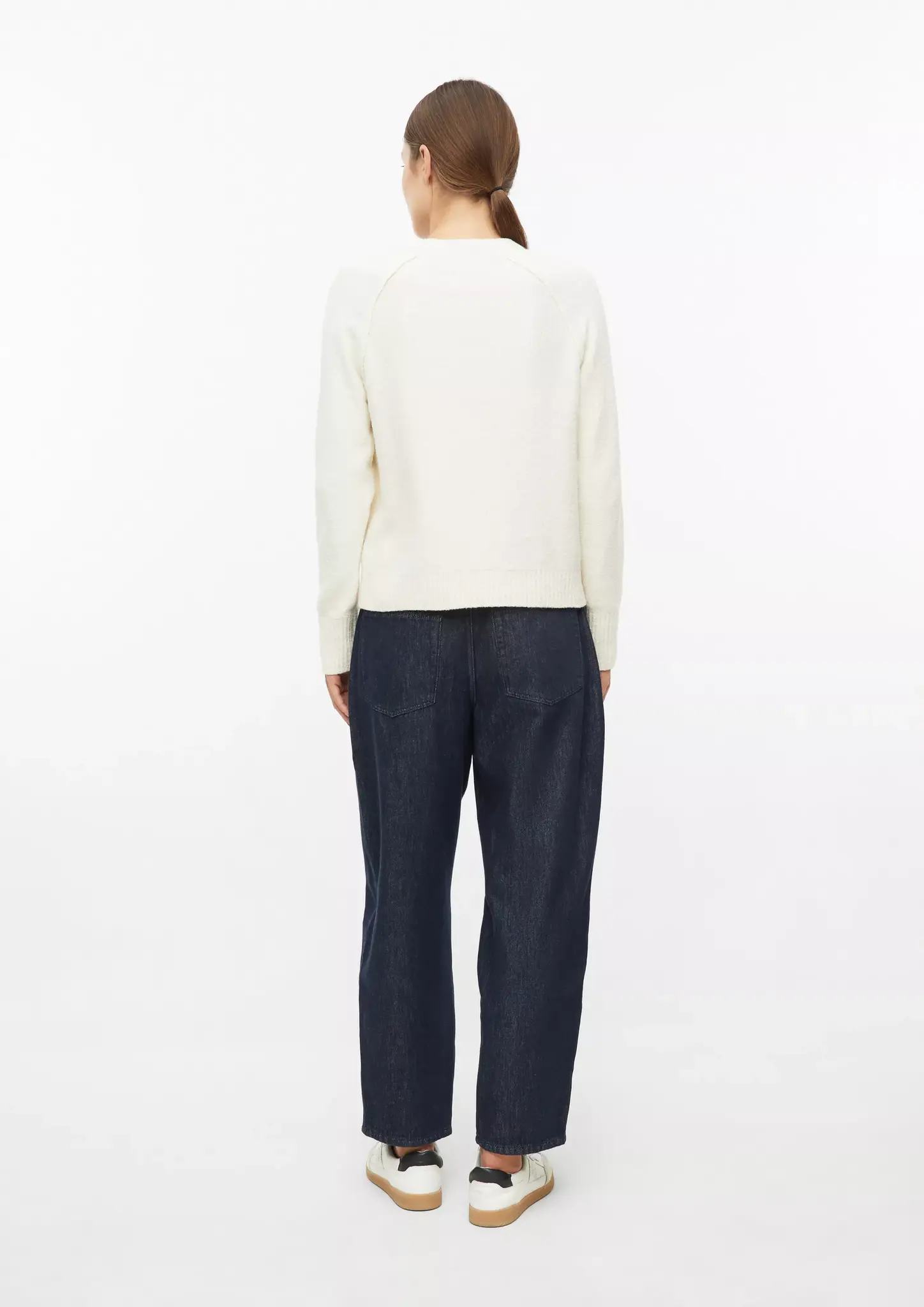S. Oliver Bouclé Trui - Cream