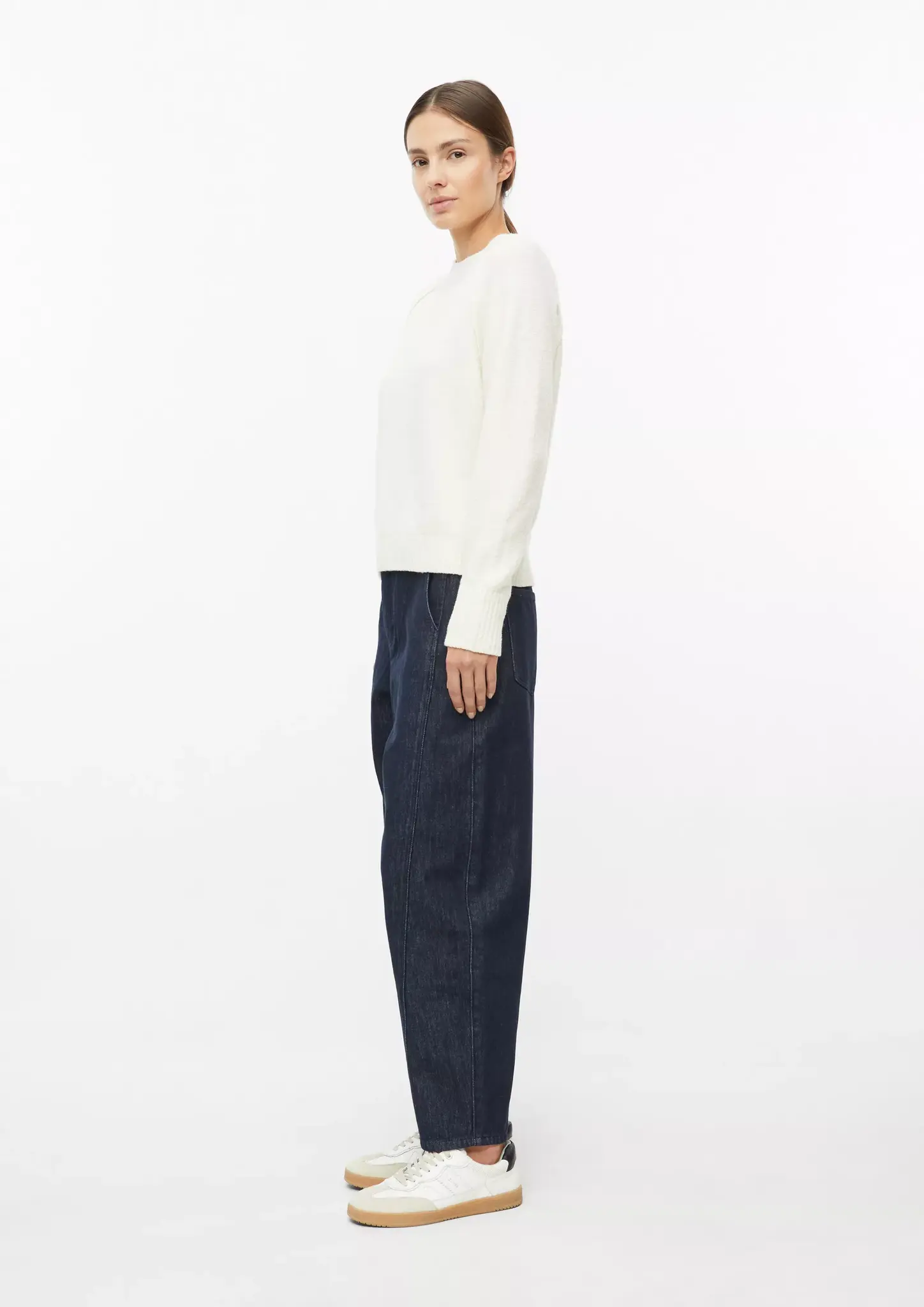 S. Oliver Bouclé Pullover - Cream