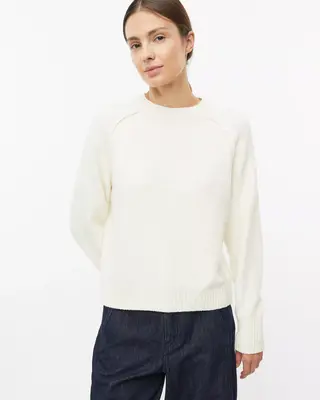 S. Oliver Bouclé Trui - Cream