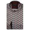 Grafik Print Hemd - Chocolate Brown