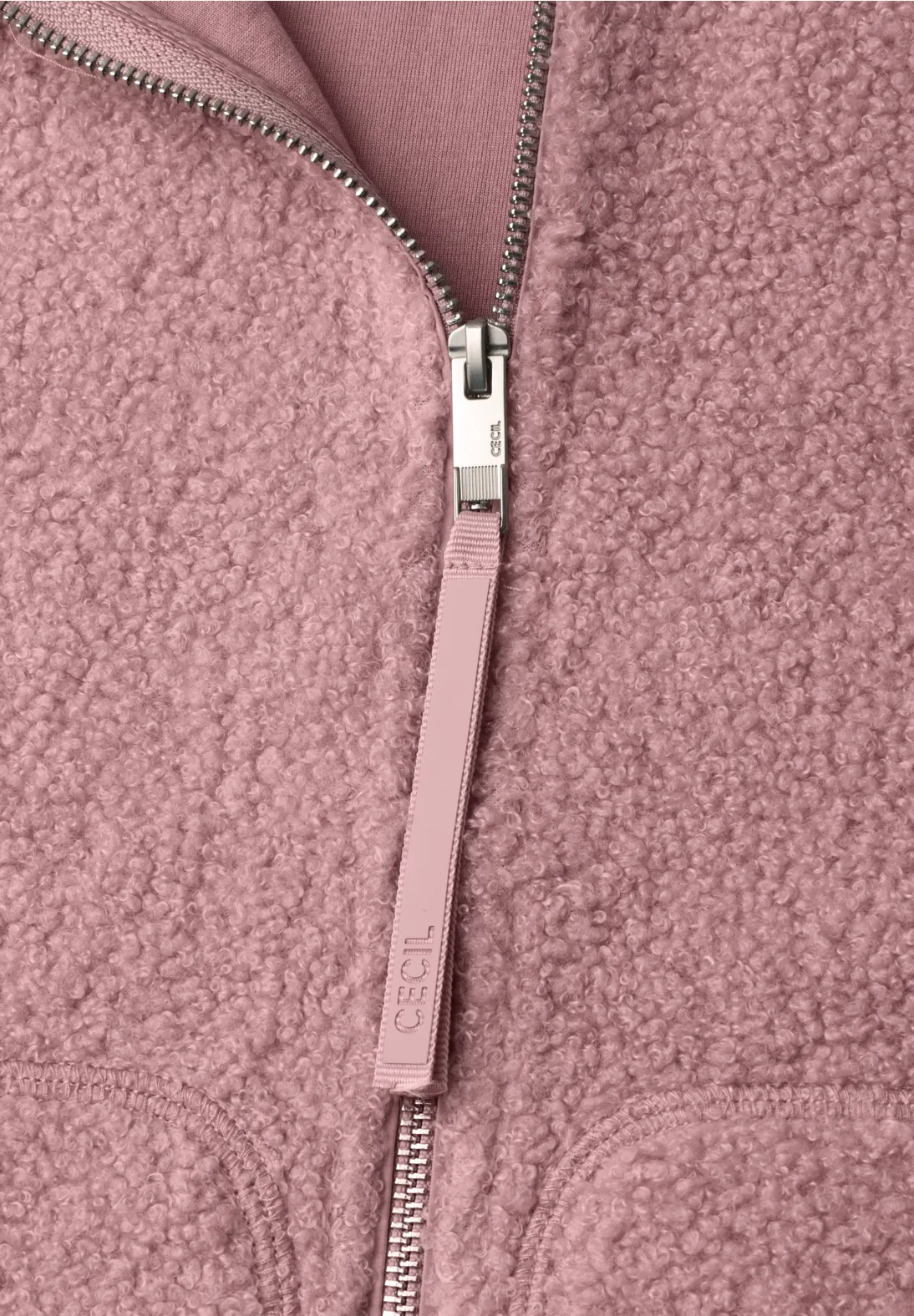 Cecil Teddy Jacket - Velvet Rose