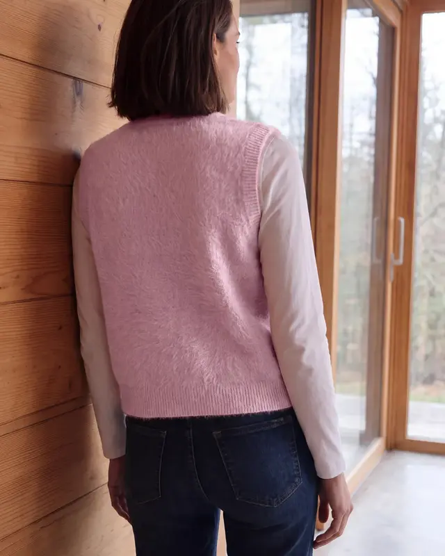 Cecil Open Vest, Verengaren - Velvet Rose