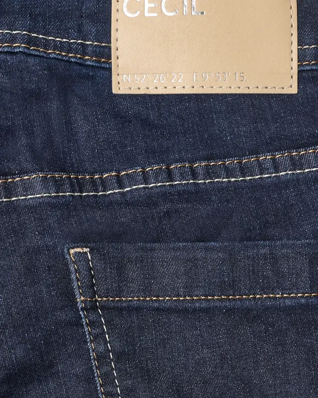 Cecil Straight Leg Jeans Toronto - Rinsed Wash