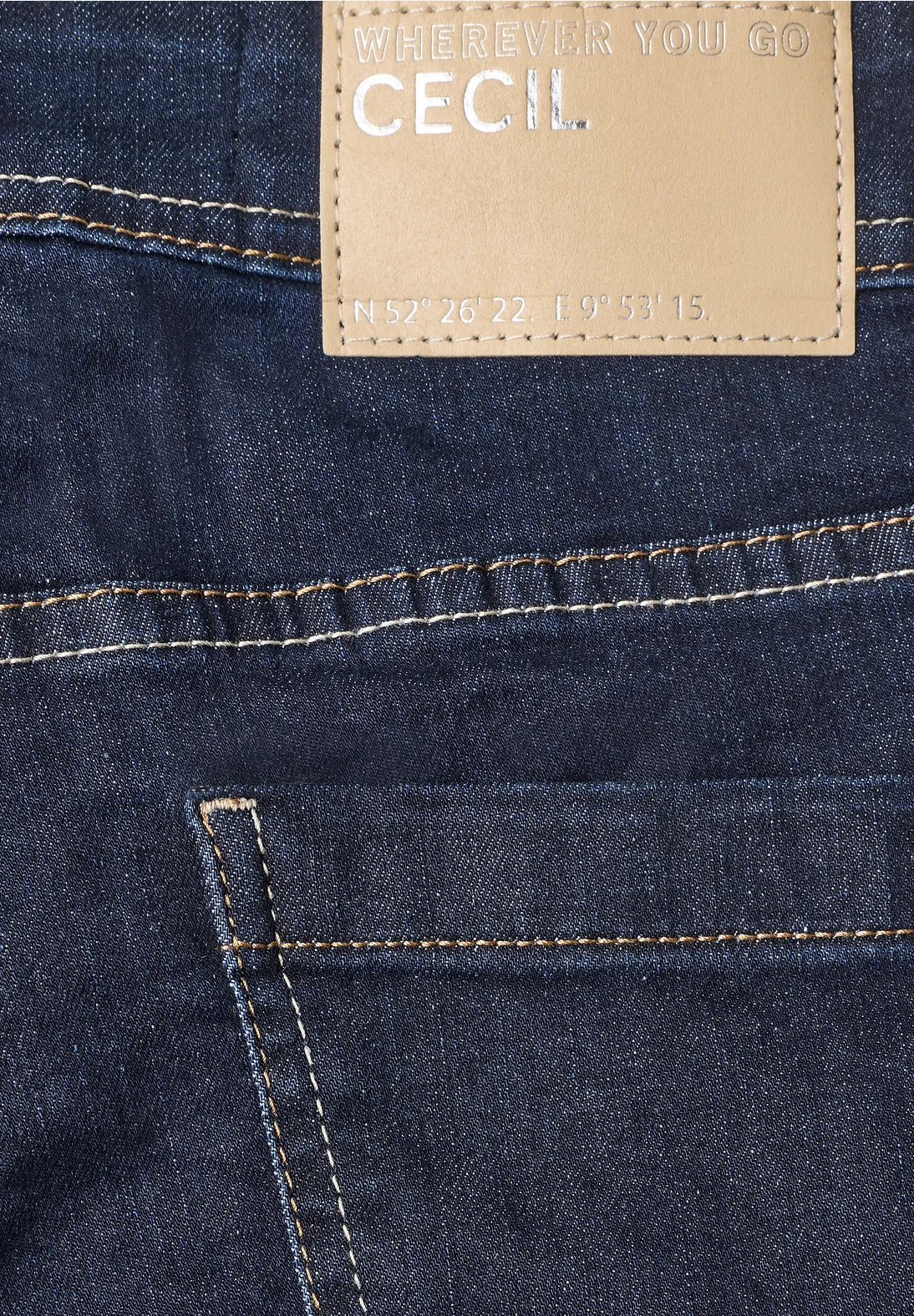 Cecil Straight Leg Jeans Toronto - Rinsed Wash