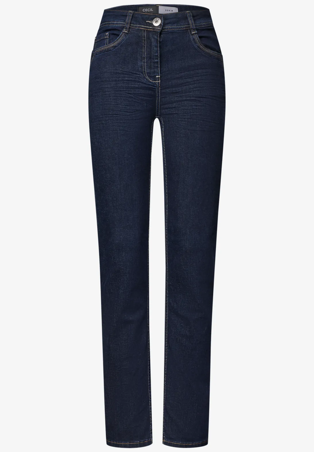 Cecil Straight Leg Jeans Toronto - Rinsed Wash