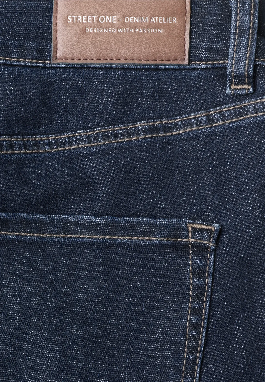 Street One Barrel Jeans Karlie - Dark Blue Washed