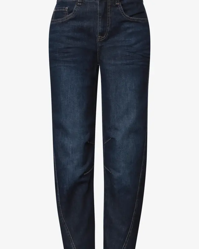 Street One Barrel Jeans Karlie - Dark Blue Washed