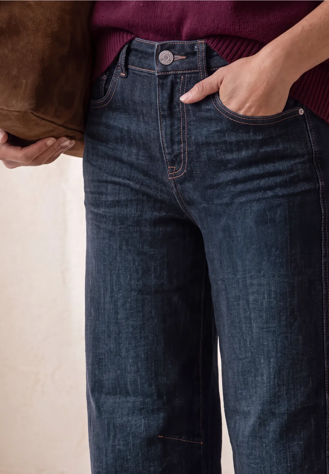 Street One Barrel Jeans Karlie - Dark Blue Washed