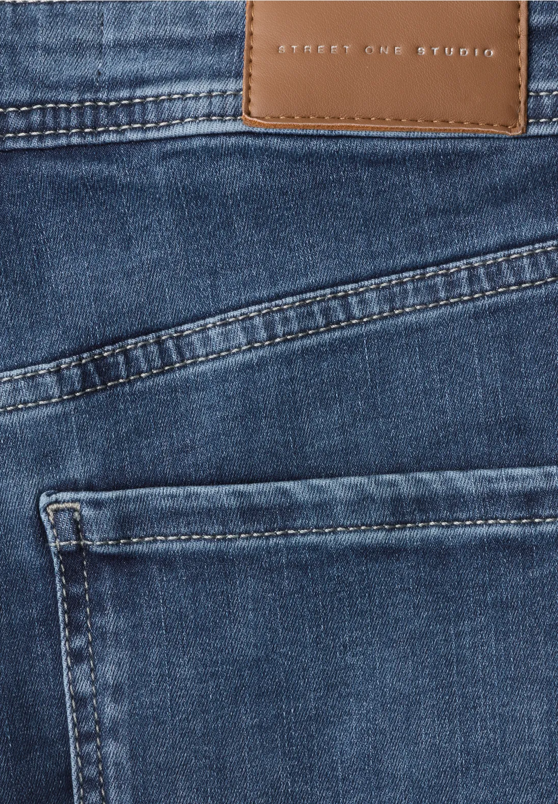 Street One Studio Barrel Jeans Cleo - Authentic Indigo Wash