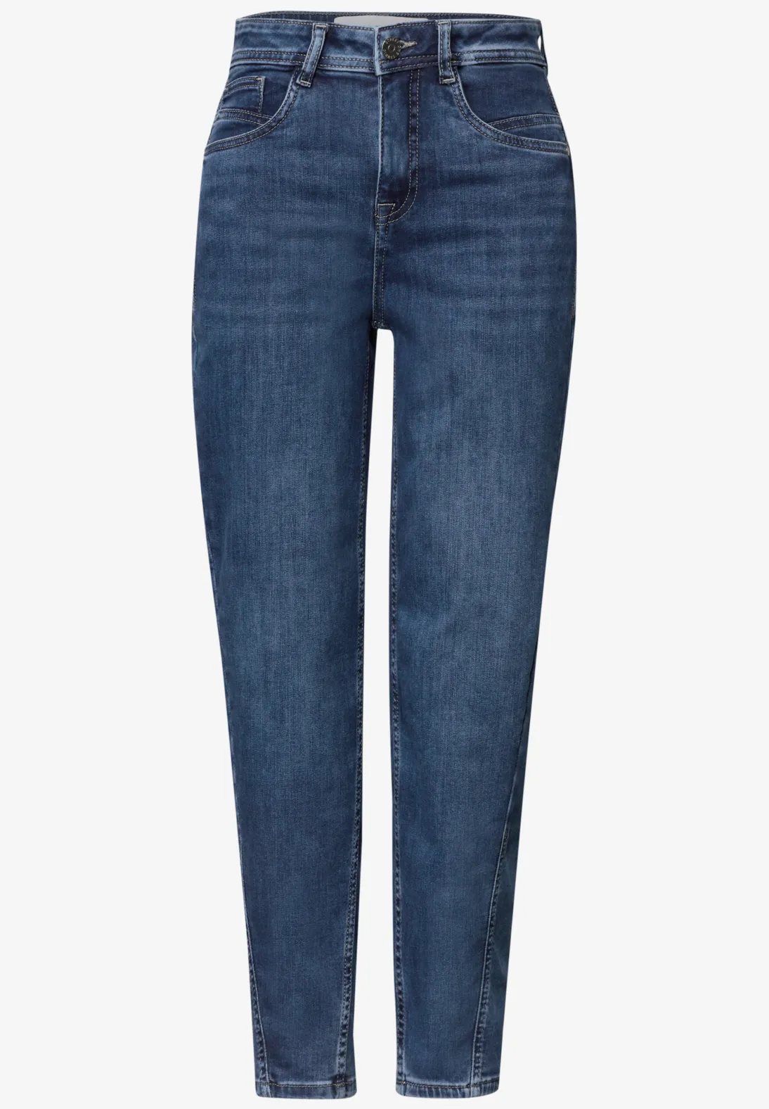 Street One Studio Barrel Jeans Cleo - Authentic Indigo Wash