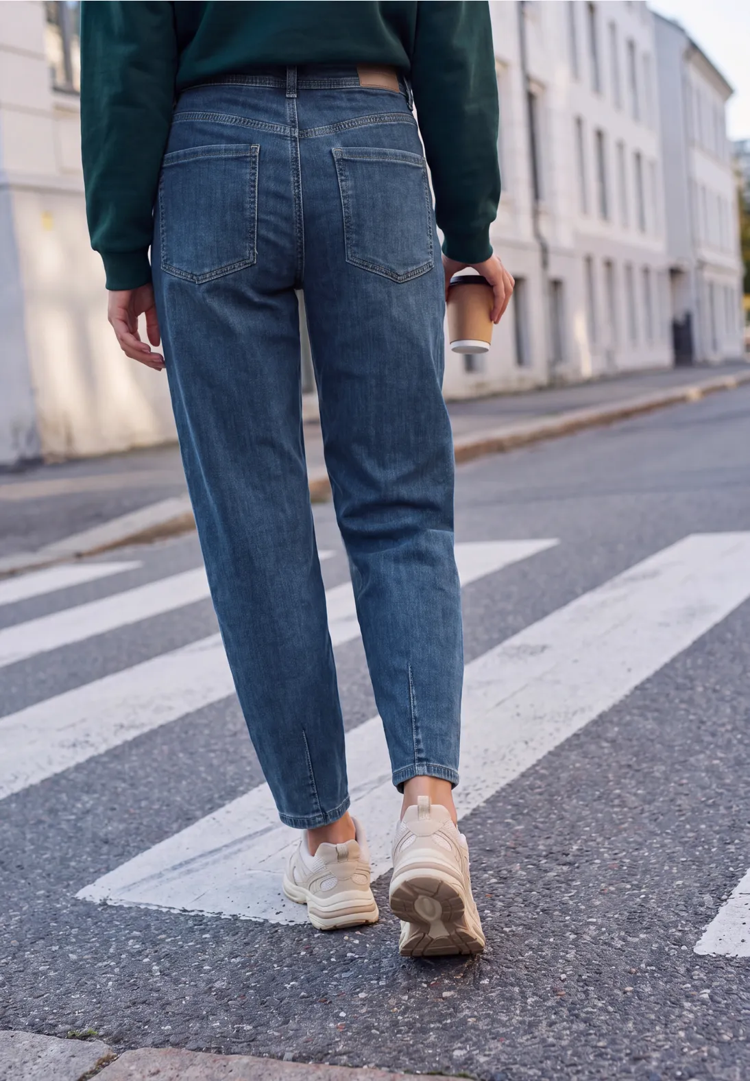 Street One Studio Barrel Jeans Cleo - Authentic Indigo Wash