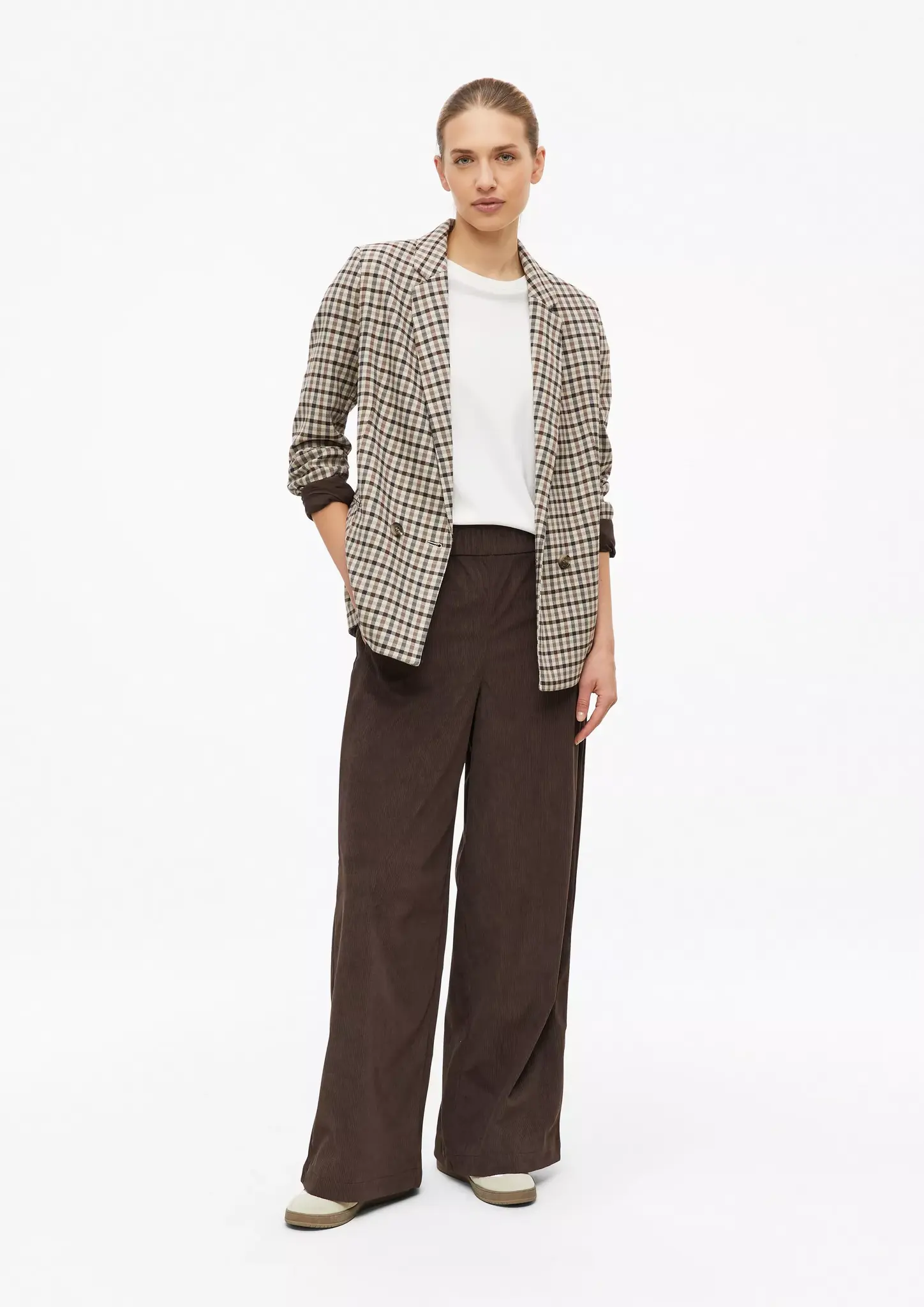 S. Oliver Corduroy Broek - Dark Brown