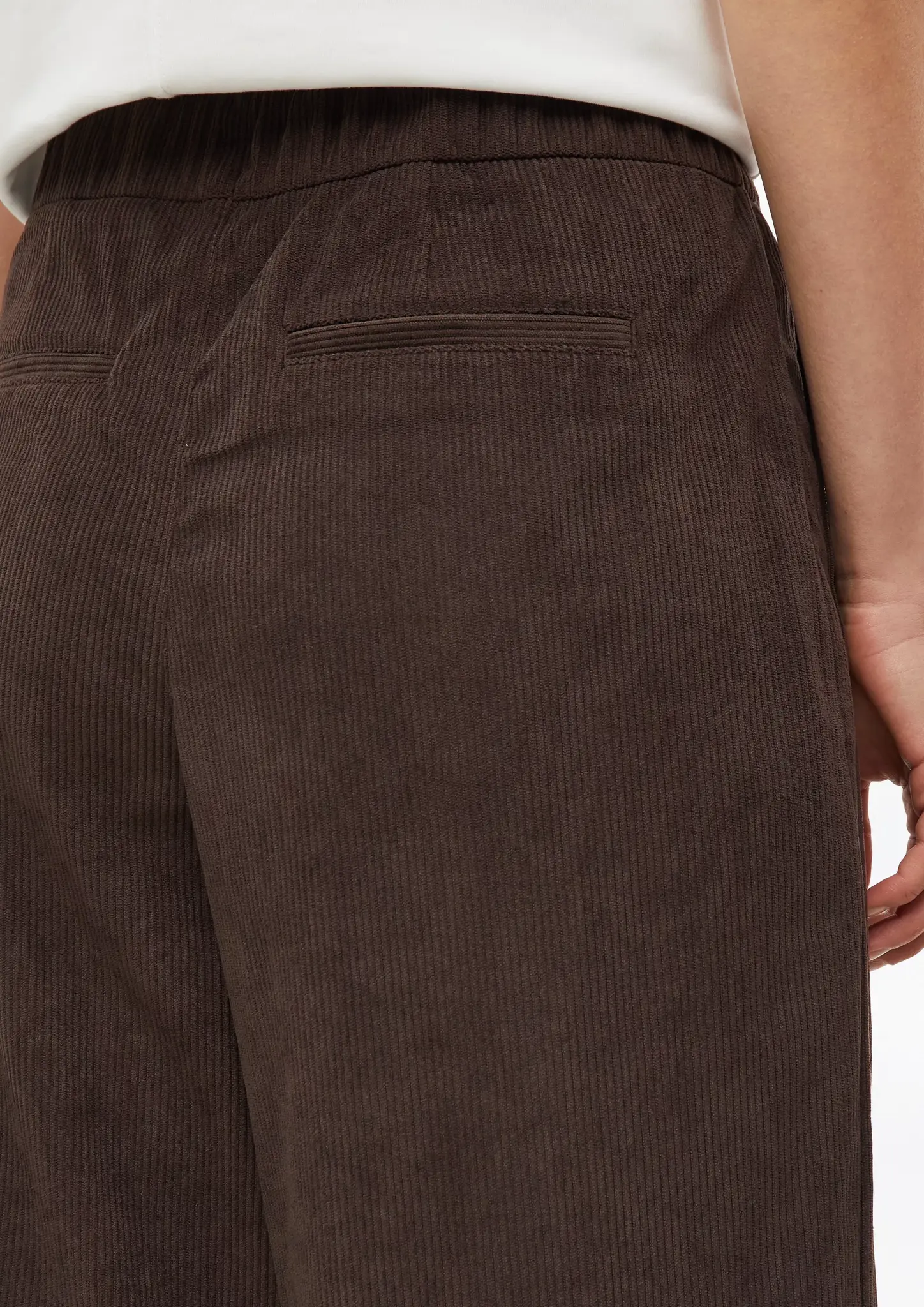 S. Oliver Corduroy Broek - Dark Brown