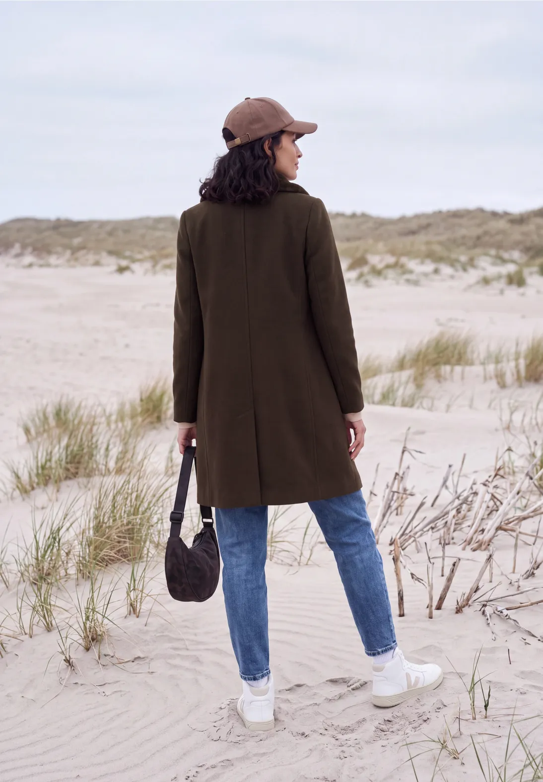 Cecil Lapel Coat with Removable Insert - Chocolate Sauce Brown