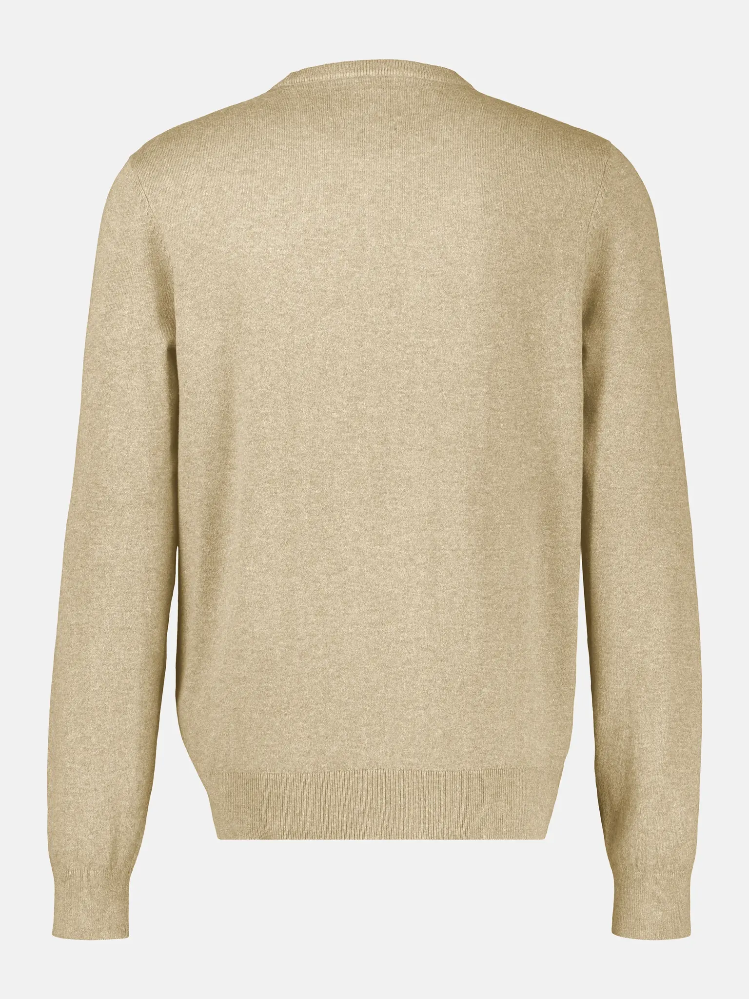 Lerros Sporty Jumper, BCI Cotton – Tender Beige Melange