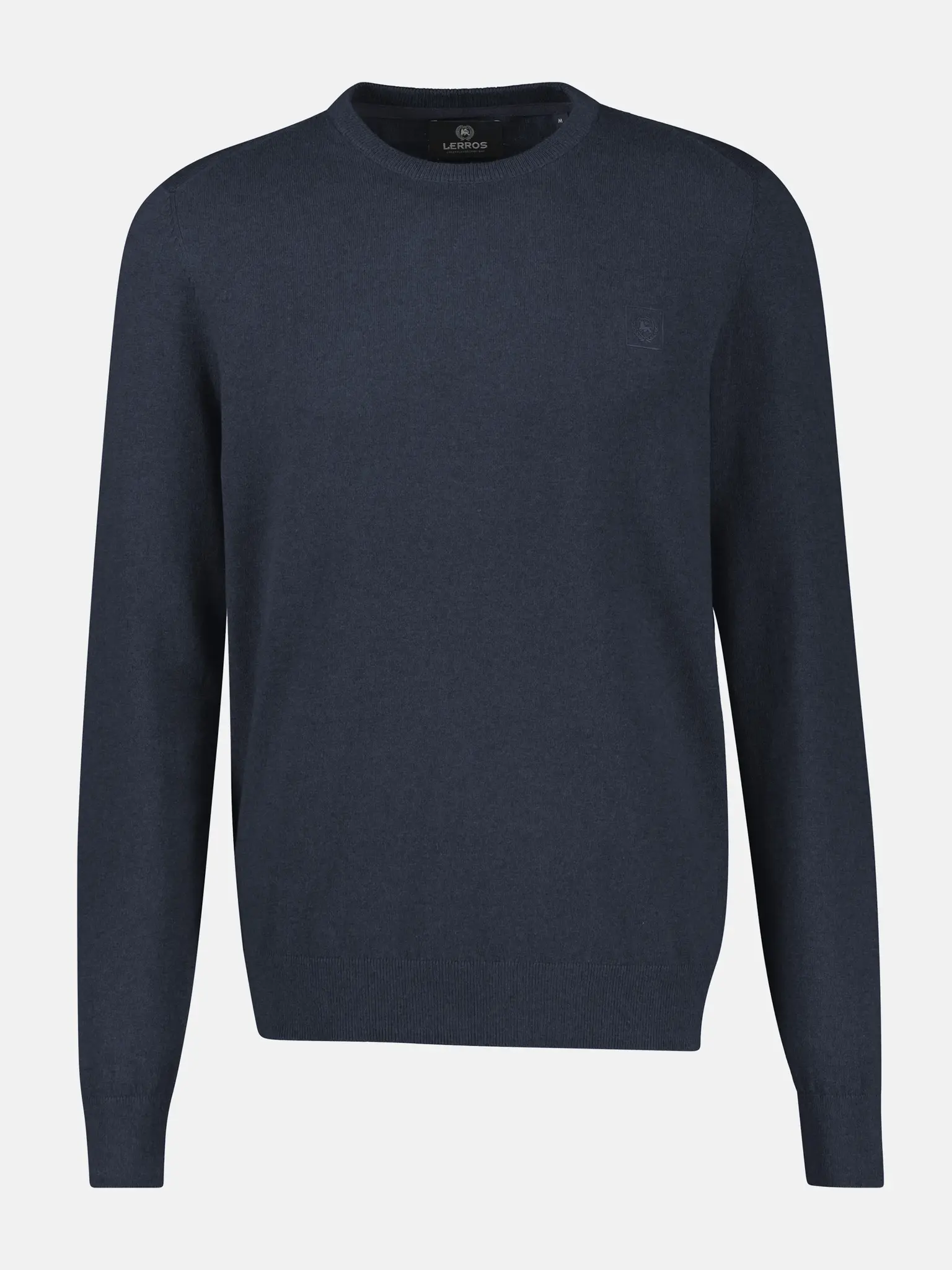 Lerros Sportieve Trui, Duurzaam Katoen - Classic Navy