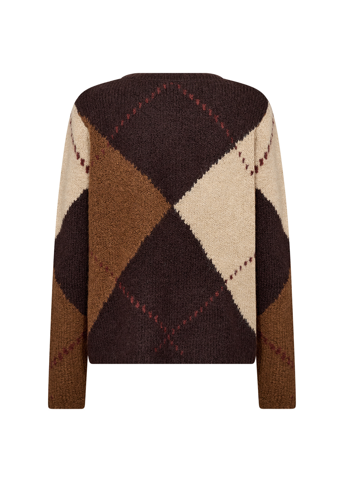 Soyaconcept Pullover Hacer 2 - Chocolate Plum Melange Combi