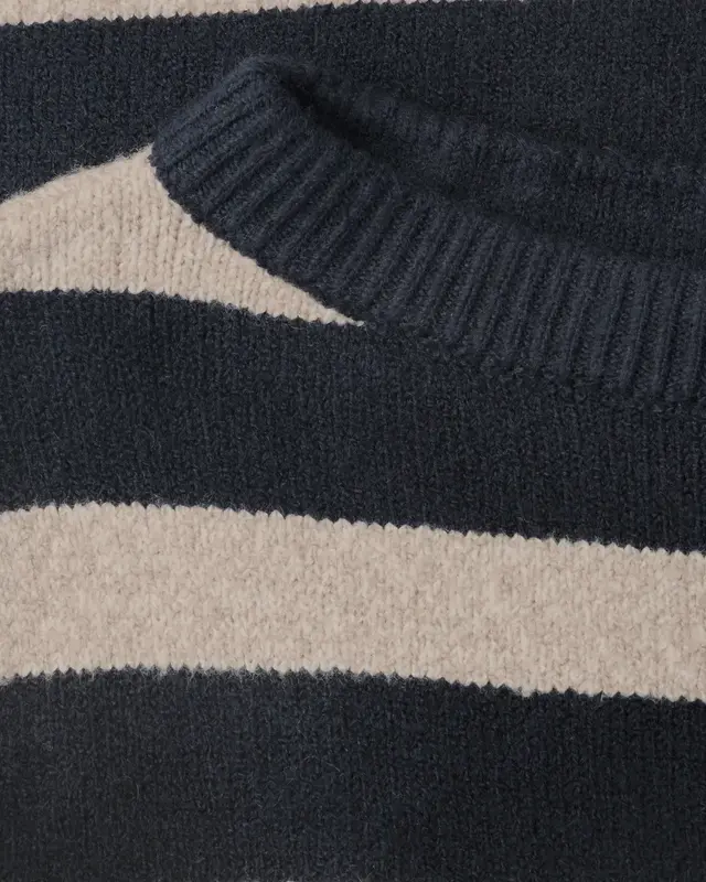 Street One Pullover mit Streifen - Indigo Night
