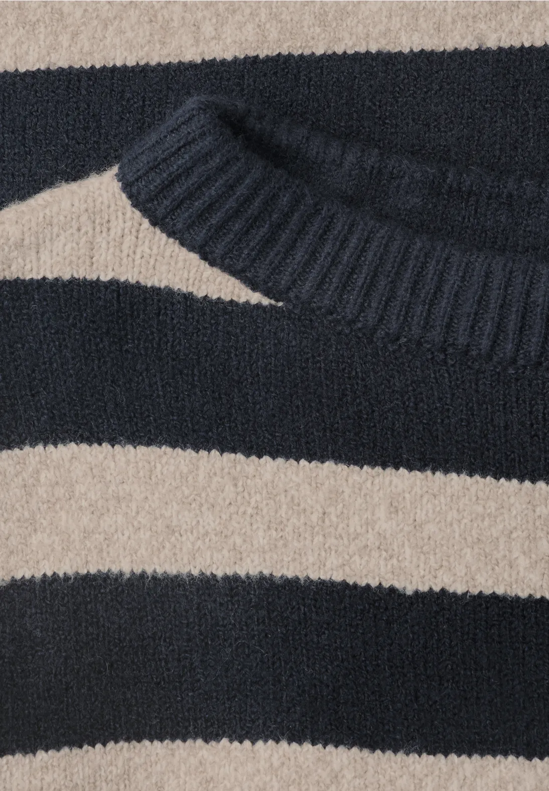 Street One Pullover mit Streifen - Indigo Night