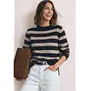 Jumper with Stripes - Indigo Night