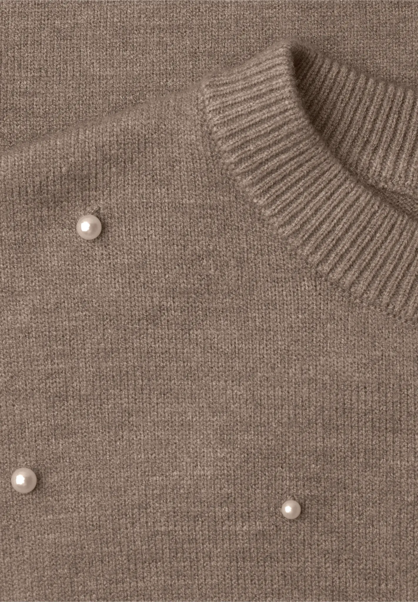 Street One Pullover mit 3/4-Arm - Sanded Amber Melange