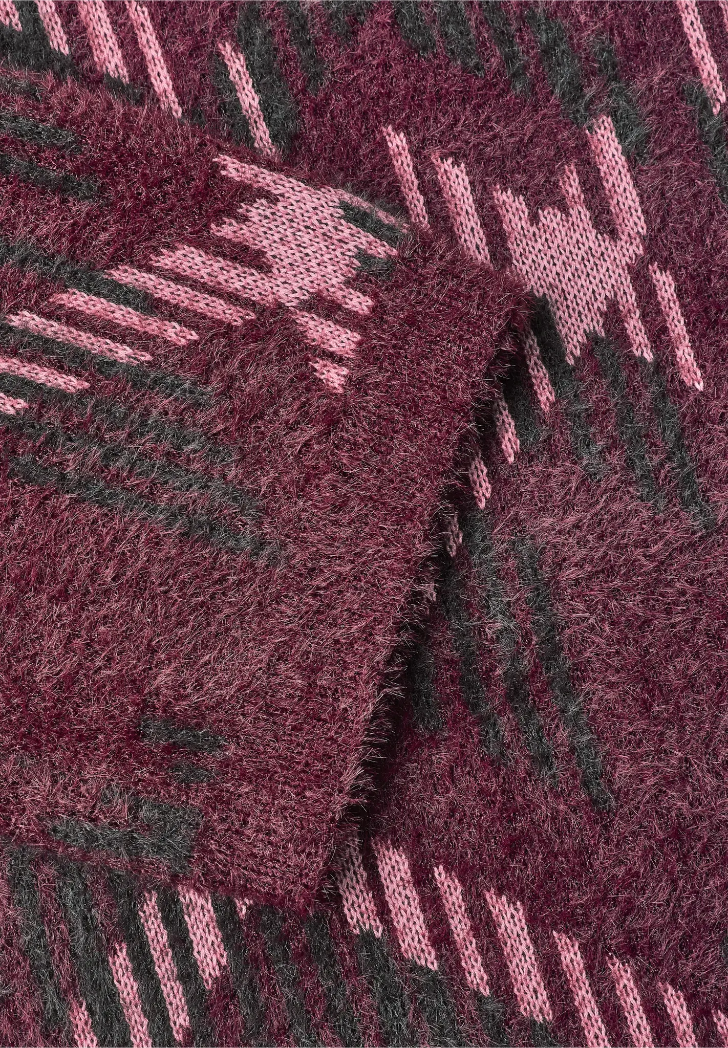 Street One Trui met 3/4-Mouwen - Rustic Rouge