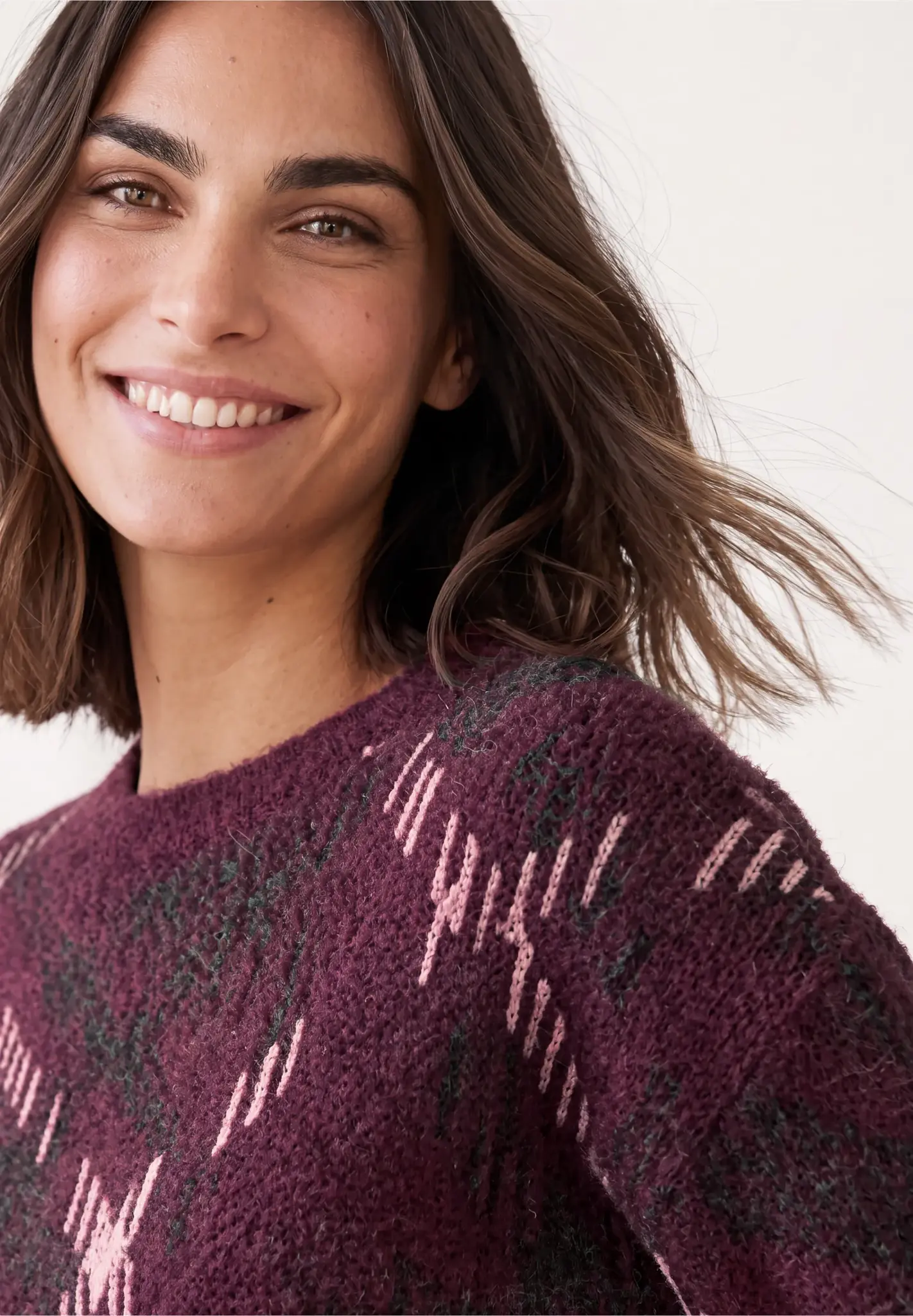 Street One Pullover mit 3/4-Arm - Rustic Rouge