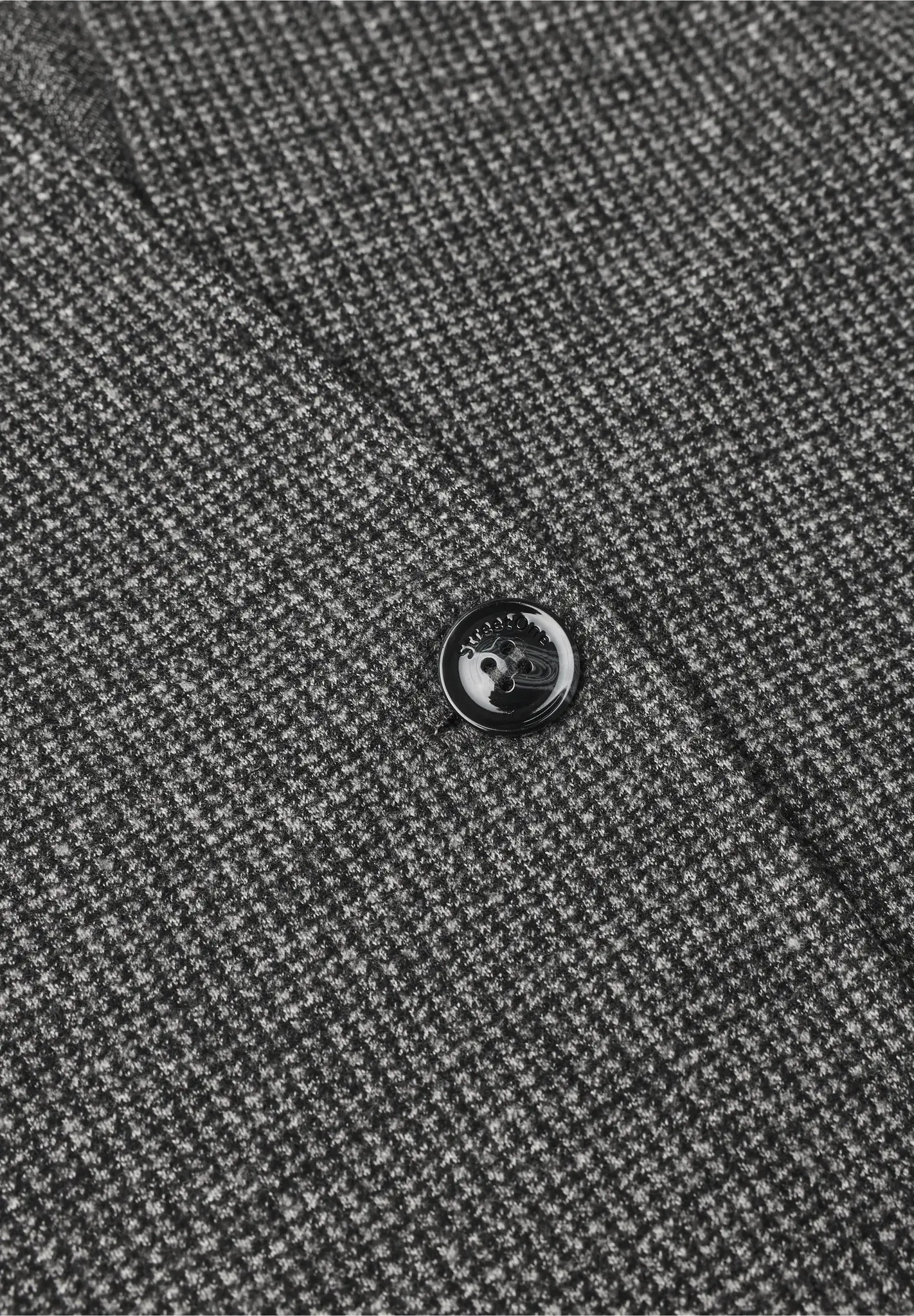 Street One Blazer with Houndstooth Pattern - Black
