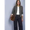 Blazer mit Houndstooth Muster - Black