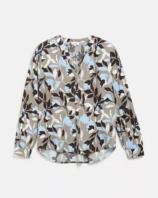 S. Oliver Bluse mit Print - Beige