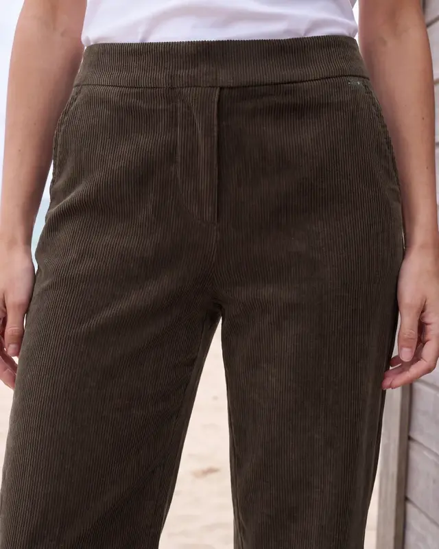 Cecil High Waist Broek Neele - Truffle Brown