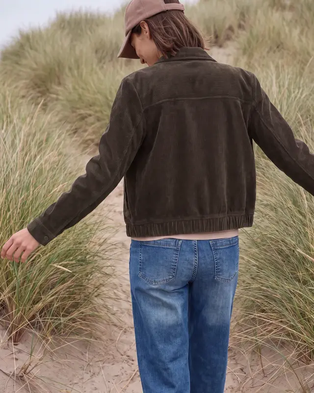 Cecil Corduroy Blouson - Truffle Brown