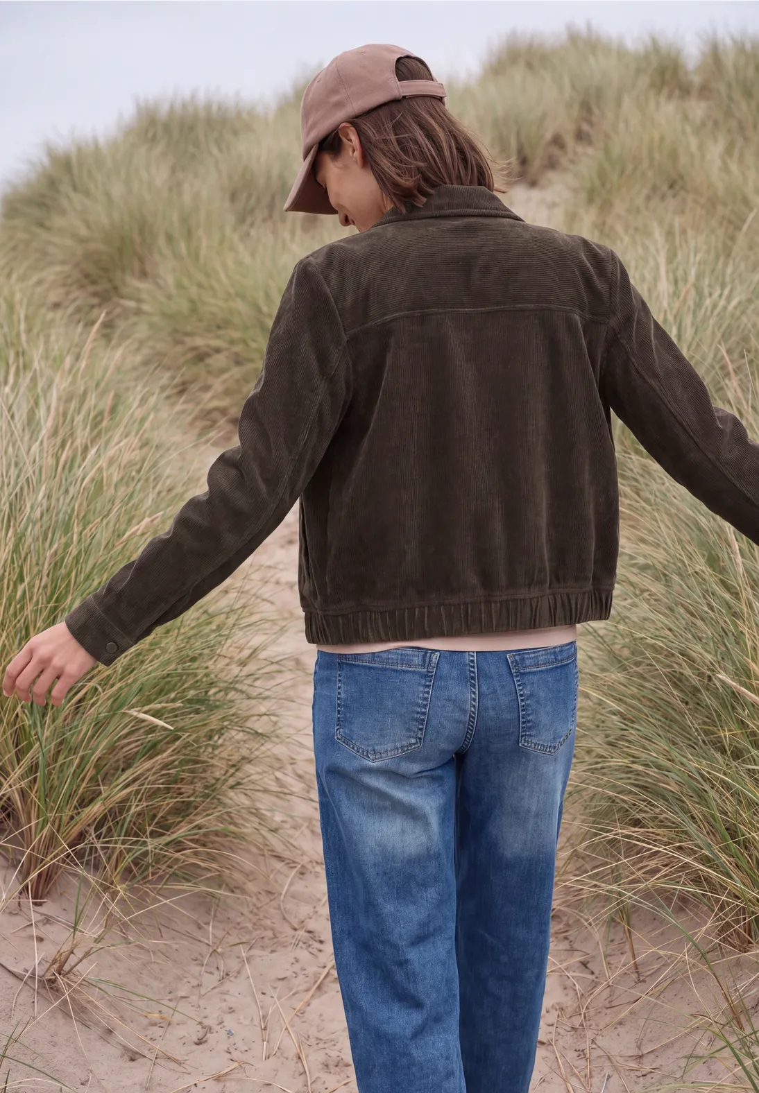 Cecil Cord Blouson - Truffle Brown