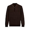 Two-Tone Pullover - Espresso Brown