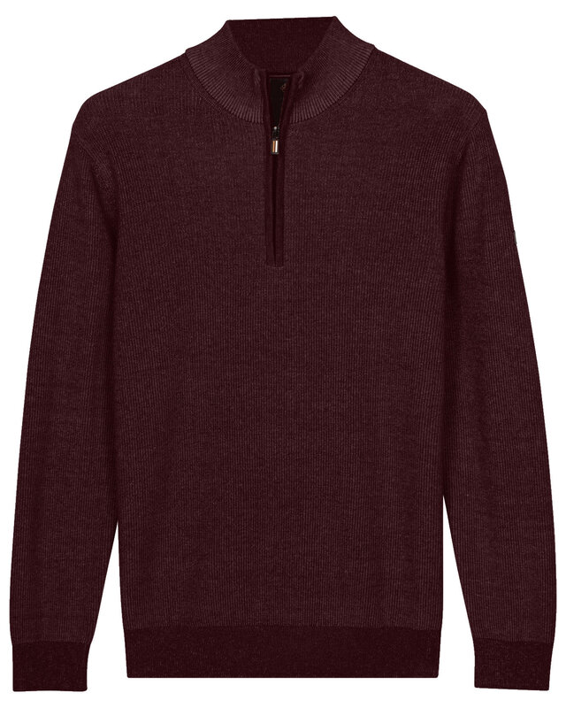 Baileys Two-Tone Pullover - Dark Cassis
