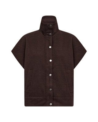 Soyaconcept Waistcoat Vagna 7 - Chocolate Plum Melange